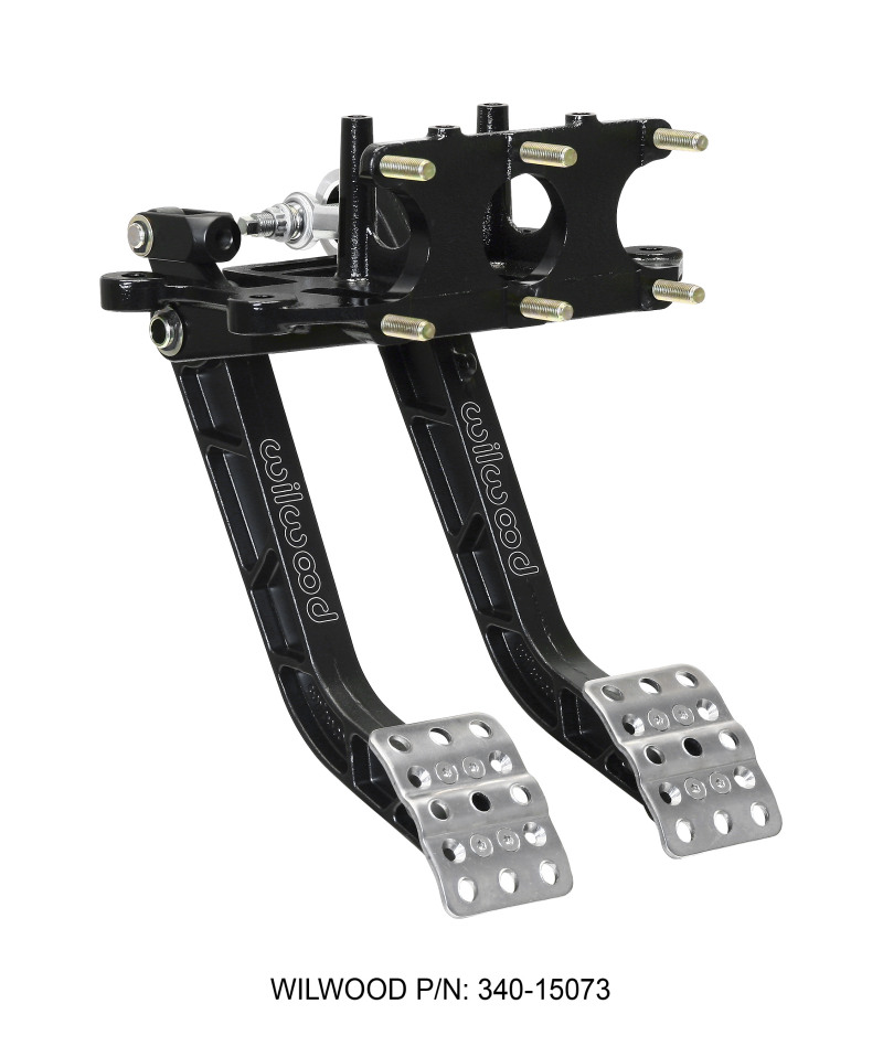 Wilwood Adjustable-Trubar Dual Pedal - Brake / Clutch - Rev. Swing Mount - 5.1:1 - 340-15073