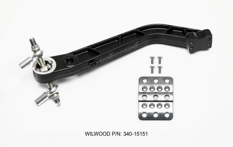 Wilwood Retrofit Kit Adj Trubar Brake Pedal - Brake -Rev Swing Mount -5.1:1 - 340-15151