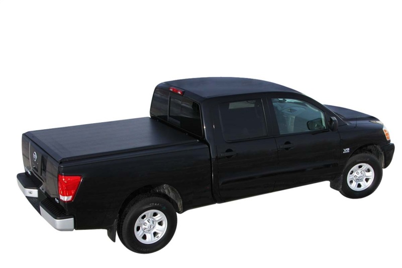 Access Literider 08-15 Titan Crew Cab 7ft 3in Bed (Clamps On w/ or w/o Utili-Track) Roll-Up Cover - 33199
