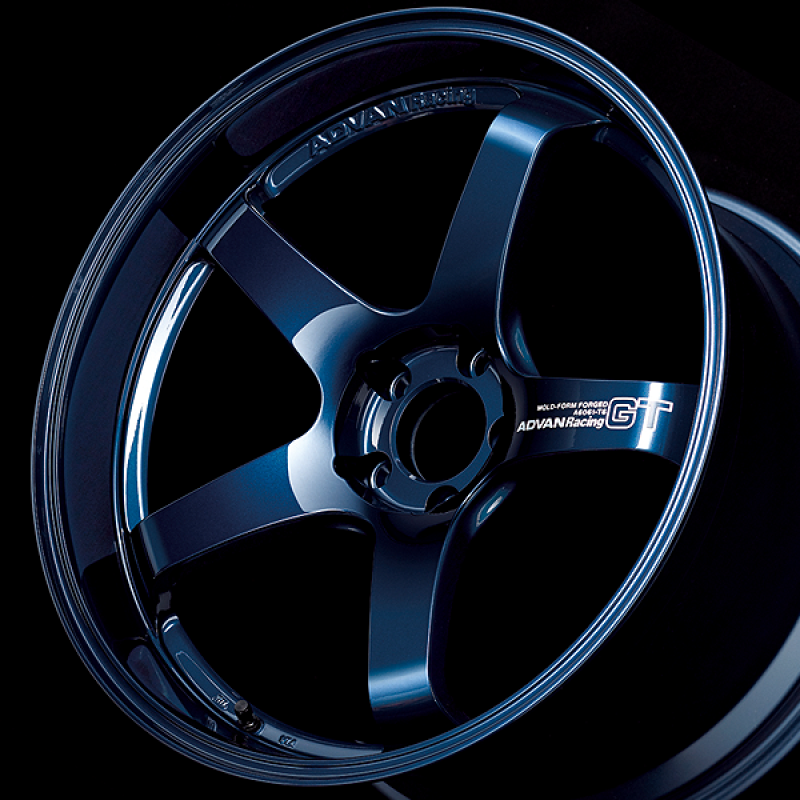 Advan GT Premium Version 18x10.0 +40 5-130 Racing Titanium Blue Wheel - YAQ8K40PTBP