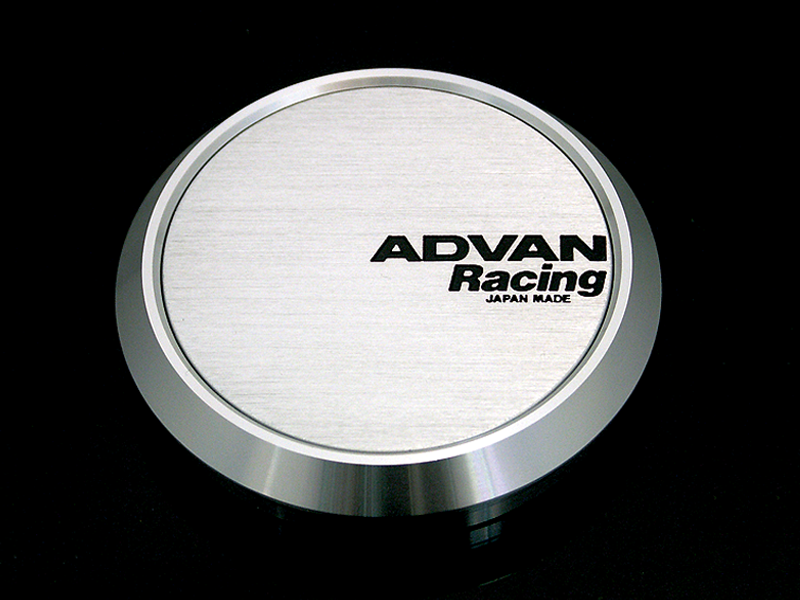 Advan 63mm Flat Centercap - Silver Alumite - Z9158