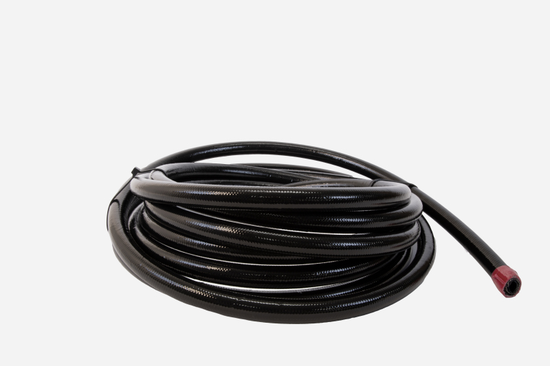 Aeromotive PTFE SS Braided Fuel Hose - Black Jacketed - AN-10 x 20ft - 15330