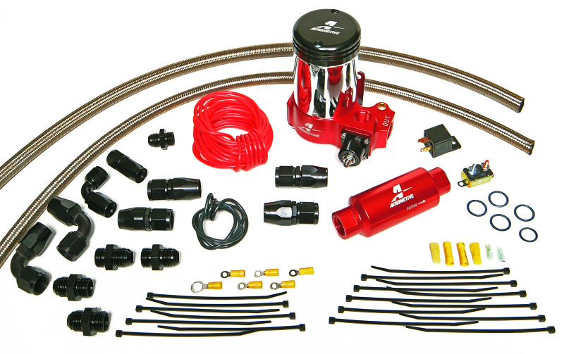 Aeromotive A2000 Drag Race Pump Only Kit (Incl. Lines/Fittings/Hose Ends/11202 Pump) - 17202