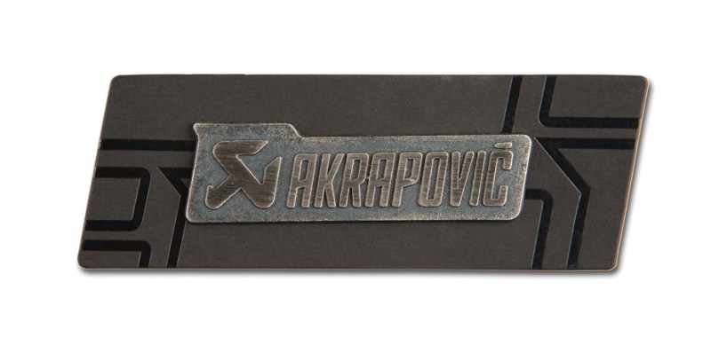 Akrapovic Silver sign badge - 800912