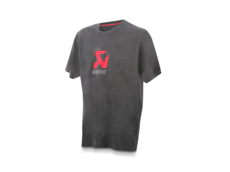 Akrapovic Mens Logo Grey T-Shirt - S - 801219