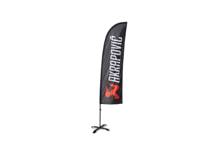 Akrapovic Self standing beach flag set - small - 801587