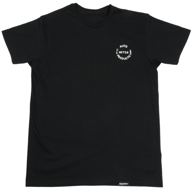 Autometer Vintage T-Shirt Black Large - 0423L