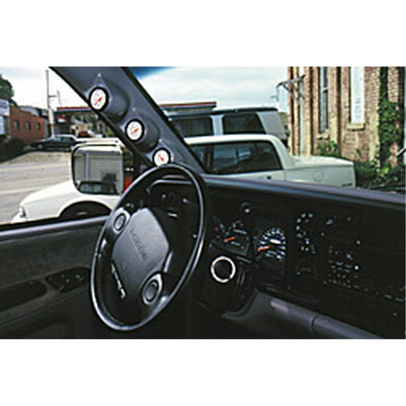 Autometer 94-97 Dodge Ram Triple Pillar - Black - 17201