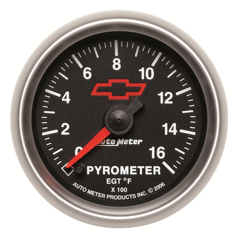 Autometer GM Full Sweep Electric 52mm 0-1600 degree F Pyrometer - 3644-00406