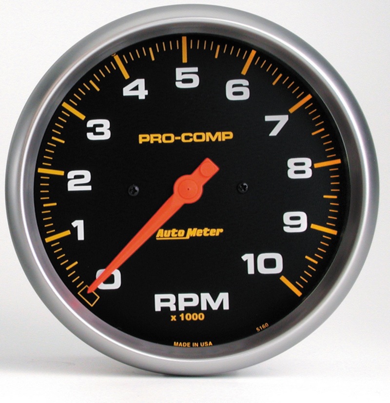 Autometer Pro-Comp In-Dash 10000 RPM Tachometer - 5160