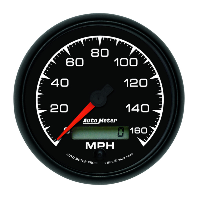 Autometer ES 85.7mm In-Dash Speedometer Elec. Programmable 160mph Gauge - 5988