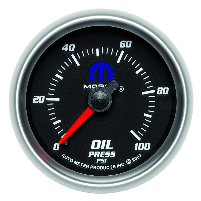 Autometer Mopar 2-1/16in Mechanical 100PSI Oil Pressure Gauge - 880014