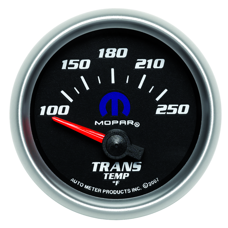 Autometer Mopar 52.4mm SSE 100-250 Degree F Transmission Temperature Gauge - 880019