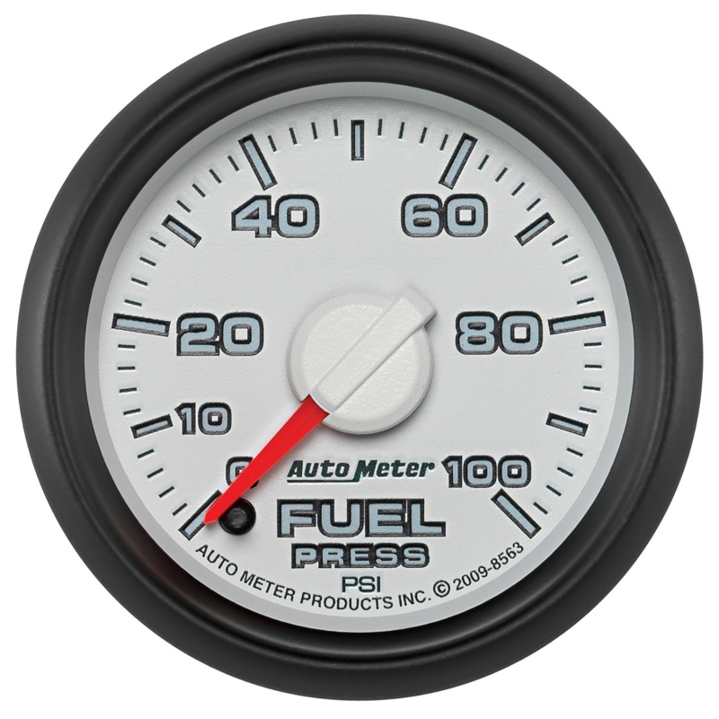 Autometer Factory Match 52.4mm Full Sweep Electronic 0-100 PSI Fuel Pressure Gauge Dodge - 8563