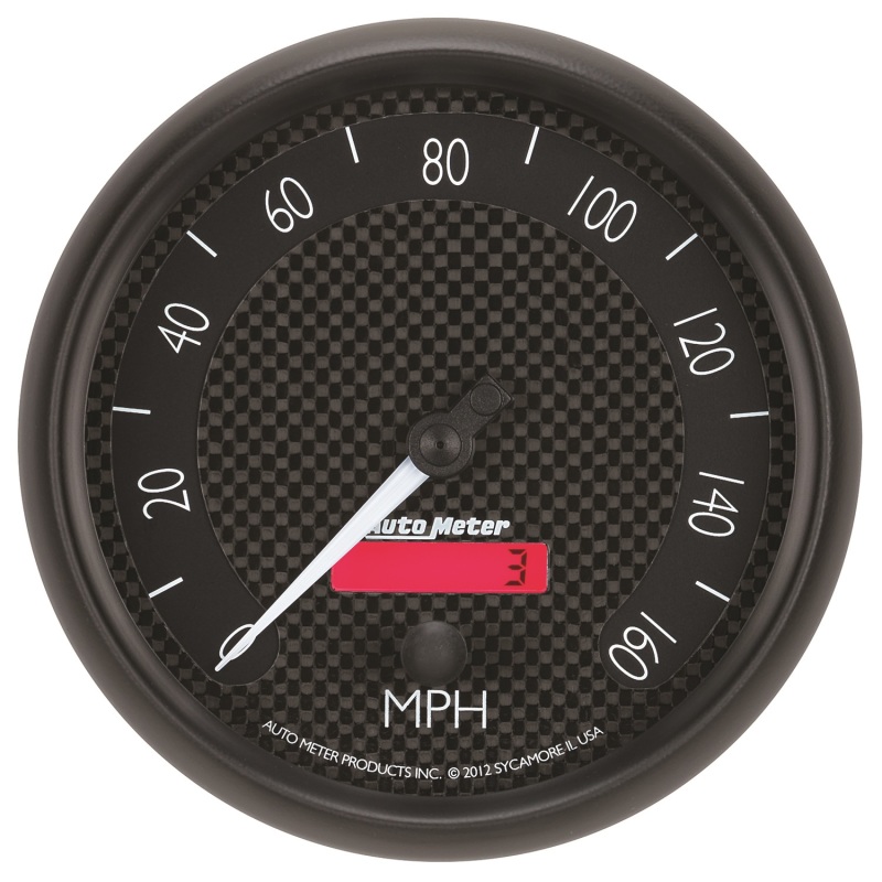 Autometer GT Series 5in In Dash 0-160 MPH Electronic Programmable Speedometer - 8089