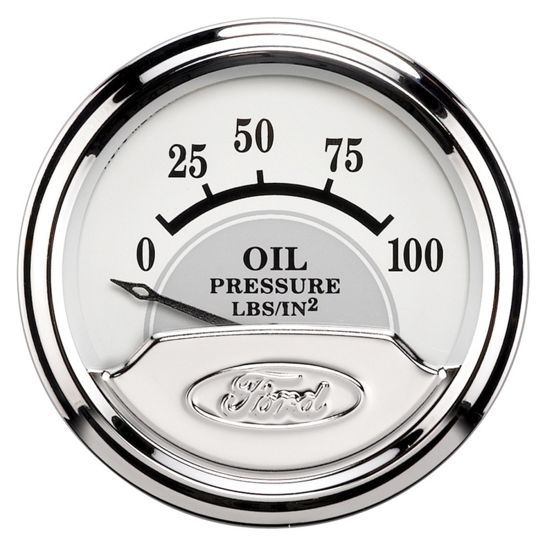 Autometer Ford Masterpiece 2in Short Sweep Electronic 0-100 PSI Oil Pressure Gauge - 880352