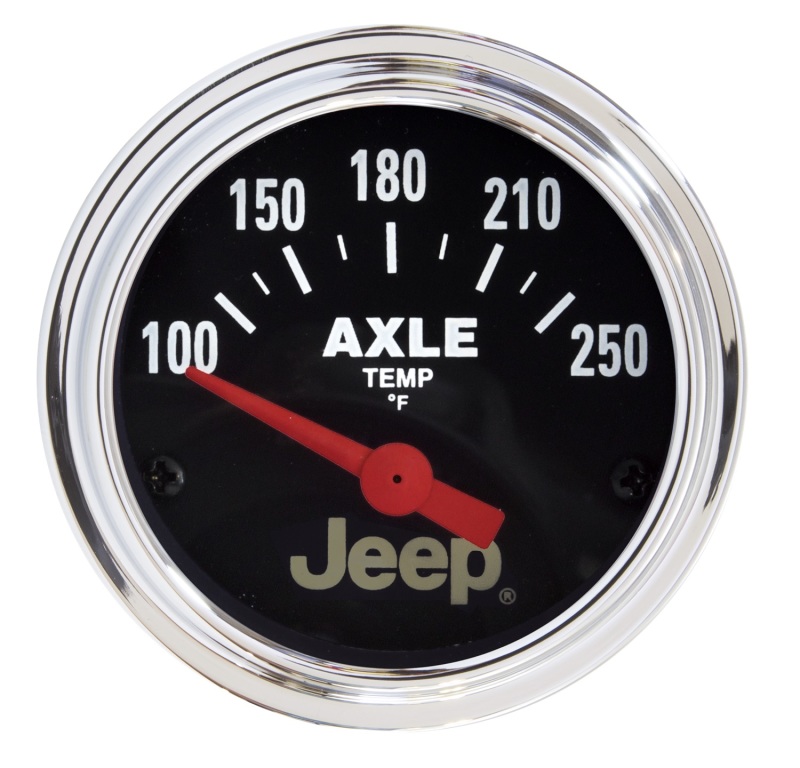 Autometer Jeep 52.4mm Short Sweep Electronic 100-250 Def F Axle Temperature Gauge - 880431