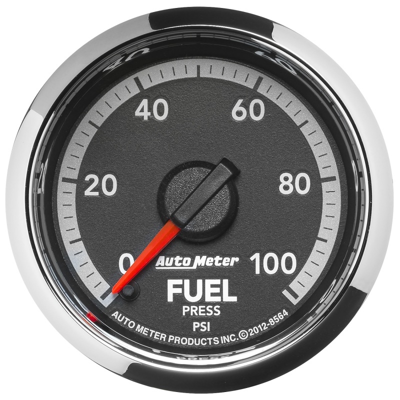 Autometer Factory Match 2 1/6in Full Sweep Electronic 0-100 PSI Fuel Pressure Gauge Dodge Ram Gen 4 - 8564