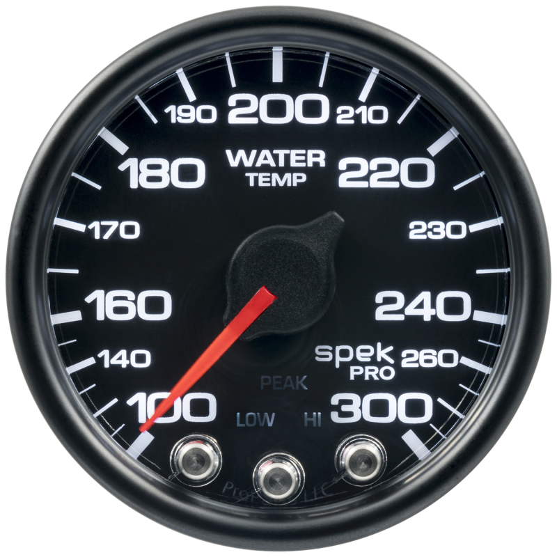 Autometer Spek-Pro - Nascar 2-1/16in Water Temp 100-300F Bcb Ecu - P54632