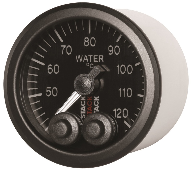 Autometer Stack 52mm 40-120 Deg C 1/8in NPTF Male Pro-Control Water Temp Gauge - Black - ST3507