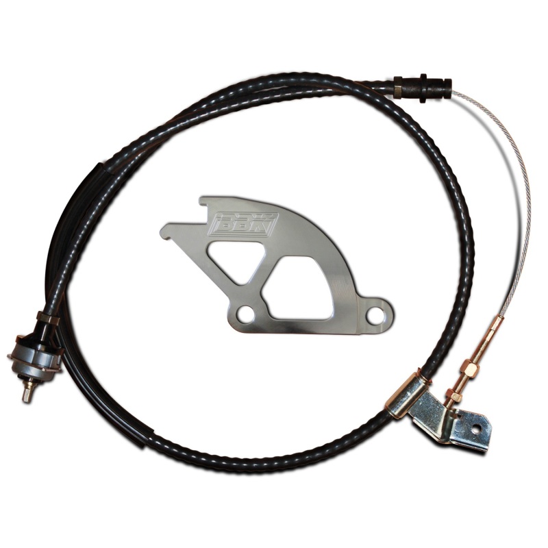 BBK 79-95 Mustang Adjustable Clutch Quadrant And Cable Kit - 1505