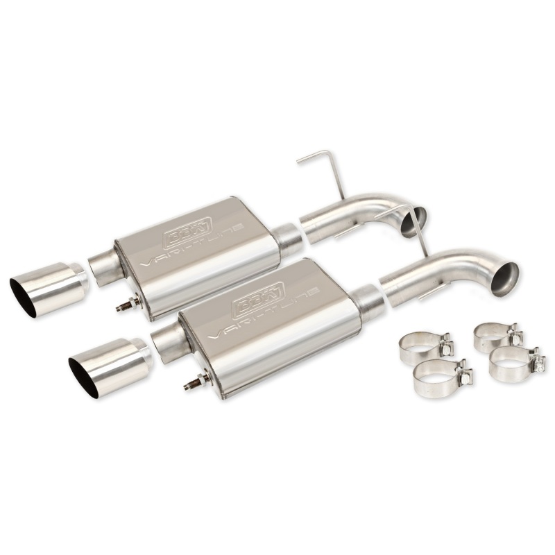 BBK 11-14 Mustang GT VariTune Axle Back Exhaust Kit (Stainless Steel) - 41015