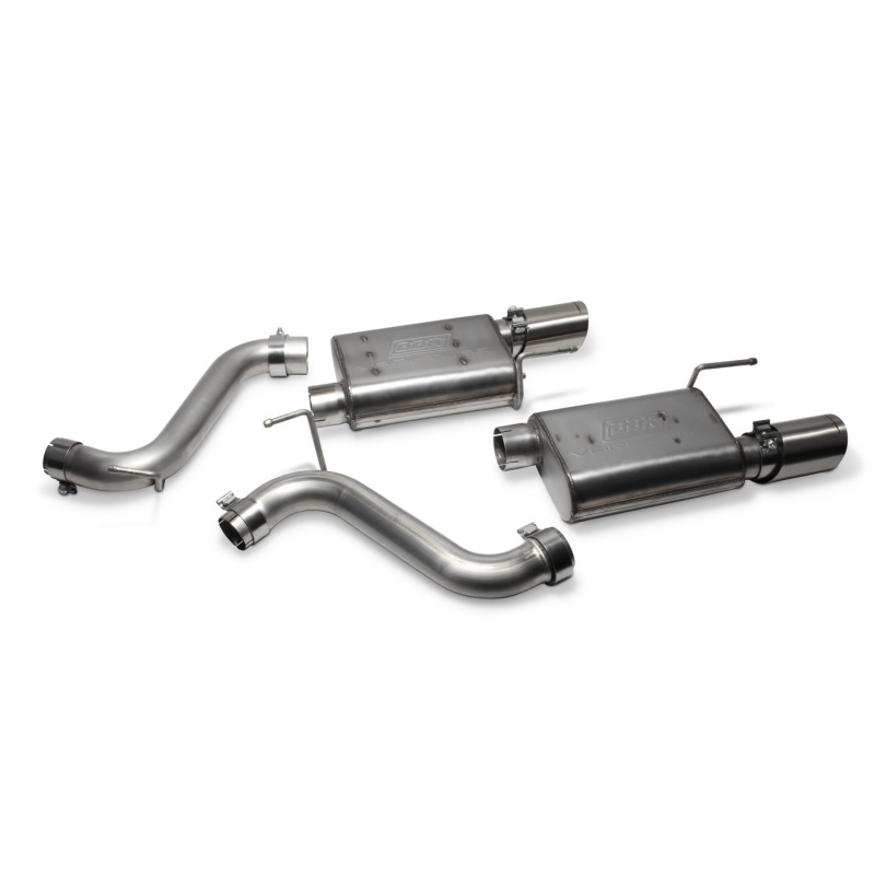 BBK 2015-16 Ford Mustang GT Varitune Axle Back System (Cut & Clamp Direct Bolt On Design) - 41115