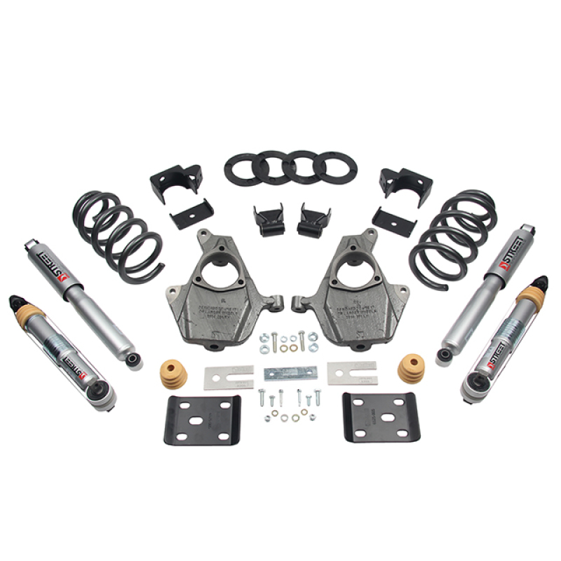 Belltech LOWERING KIT 16.5-17 Chevy Silverado Crew Cab 2WD 3-4F / 7R - 1016SP