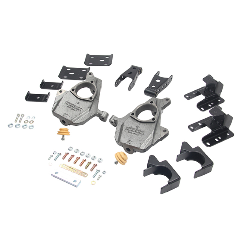 Belltech LOWERING KIT 16.5-17 Chevy Silverado All Cabs 4WD 2inF/4inR - 1017