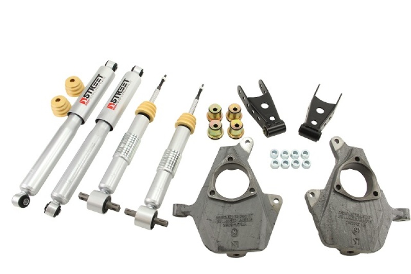 Belltech LOWERING KIT 2014 Silverado/Sierra All Cabs 2WD 2in Front/2in or 3in Rear w/ Street Shocks - 984SP