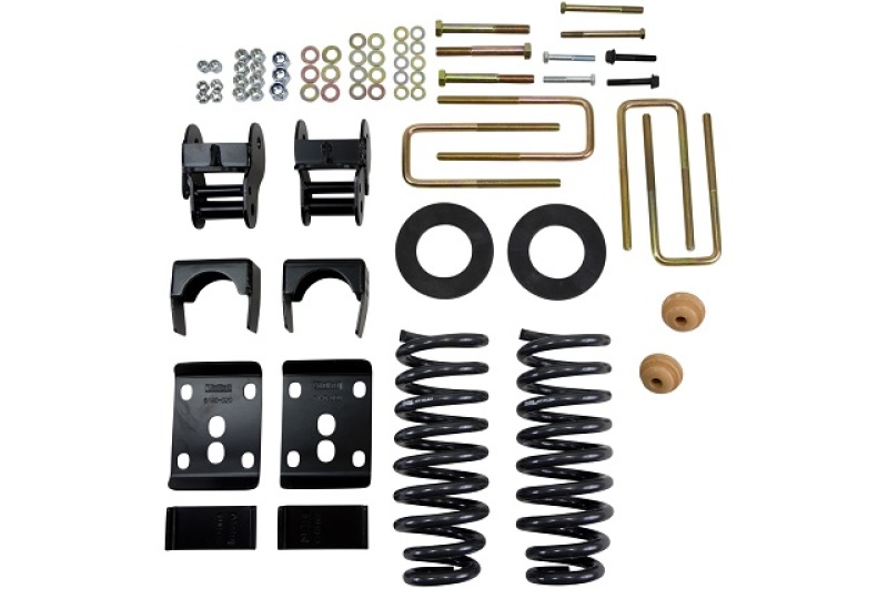 Belltech LOWERING KIT 09-13 Ford F150 Ext Cab Short Bed 2WD 2in or 3in F/4in Rear w/o Shocks - 981