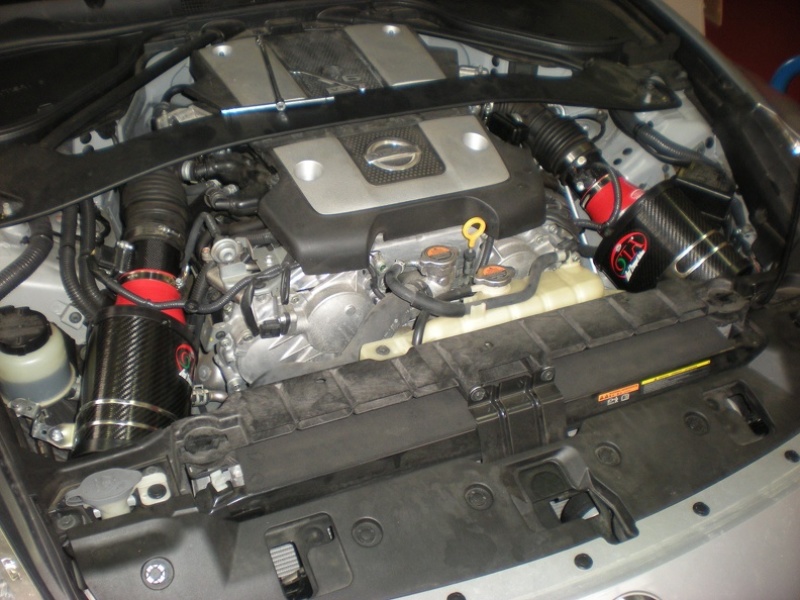BMC 09+ Nissan 370Z 3.7L V6 Oval Trumpet Airbox Kit - ACOTASP-26