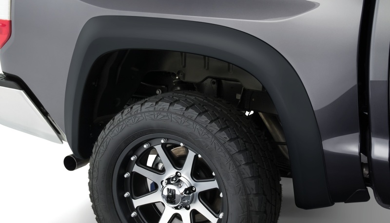 Bushwacker 14-18 Toyota Tundra Fleetside Extend-A-Fender Style Flares 2pc - Black - 30042-02