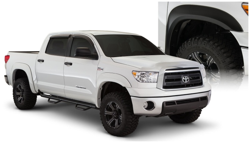 Bushwacker 07-13 Toyota Tundra Fleetside Extend-A-Fender Style Flares 4pc - Black - 30916-02