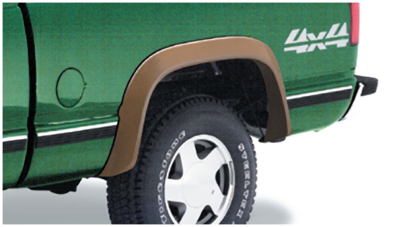 Bushwacker 88-99 Chevy C1500 Extend-A-Fender Style Flares 2pc Covers OEM Flare Holes - Black - 40014-01