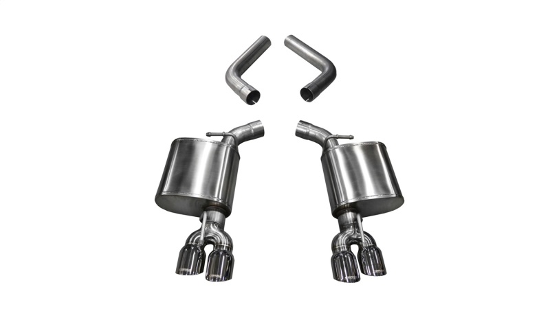 Corsa 15-19 Dodge Challenger 6.4L/17-19 Challenger 5.7 Polished Sport Axle-Back Exhaust w/3.5in Tips - 21020