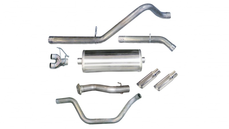 Corsa/dB 07-09 Chevrolet Silverado Crew Cab/Short Bed 1500 6.2L V8 Polished Sport Cat-Back Exhaust - 24516