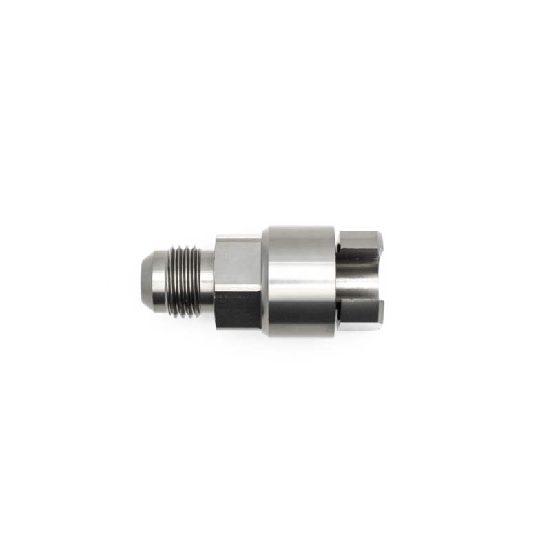 DeatschWerks 6AN Male 3/8in Female EFI Quick Connect Adapter - 6-02-0103