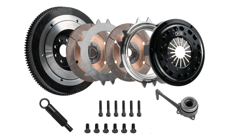 DKM Clutch VW Beetle/Golf/Jetta/Passat 2.0L TDI Twin Disc MR Clutch w/Flywheel (650 ft/lbs Torque) - MR-034-141