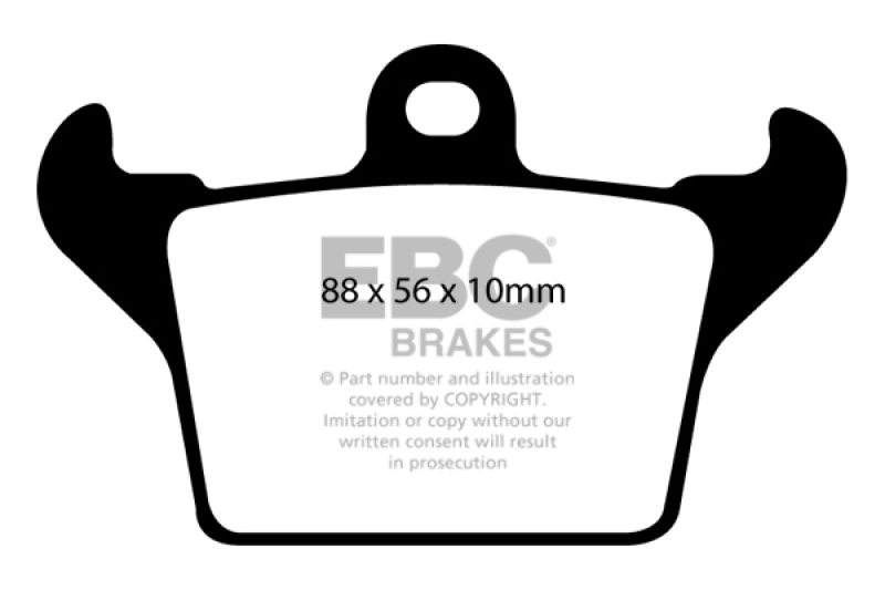 EBC 12-14 Dodge SRT Viper (Parking Brake) Ultimax2 Rear Brake Pads - UD1034