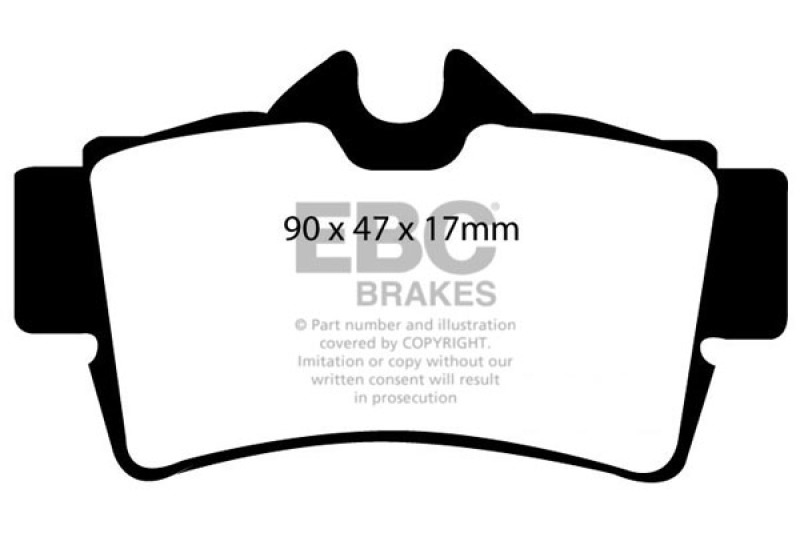 EBC 94-98 Ford Mustang 3.8 Ultimax2 Rear Brake Pads - UD627
