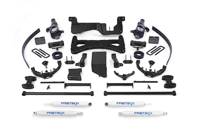 Fabtech 01-06 GM C/K2500HD 8in Perf Sys w/Perf Shks - K1015