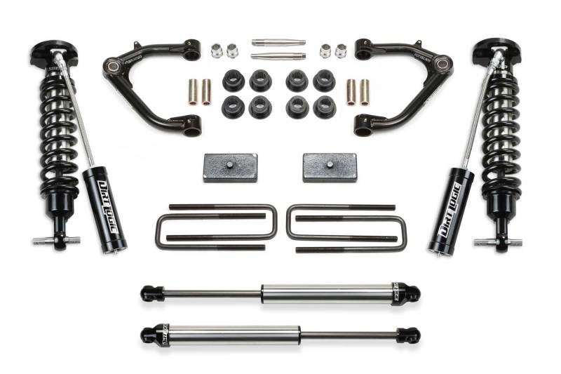 Fabtech 19-21 GM C/K1500P/U 3in Uniball UCA Sys w/Dl 2.5 Resi& 2.25 - K1130DL