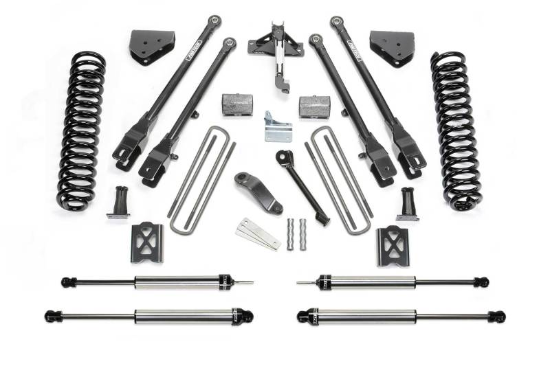 Fabtech 05-07 Ford F250 4WD w/o Factory Overload 6in 4Link Sys w/Coils & Dlss Sh Ks - K2013DL