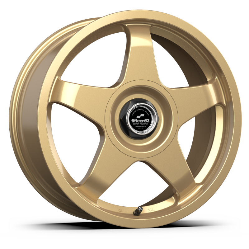 fifteen52 Chicane 19x8.5 5x108/5x112 45mm ET 73.1mm Center Bore Gloss Gold Wheel - STCGG-98558+45