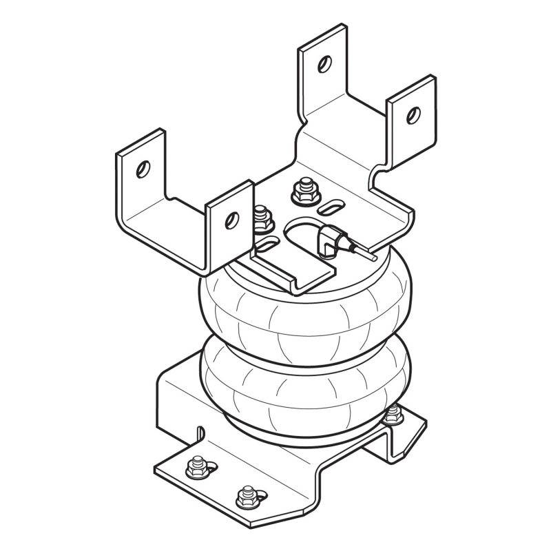 Firestone Ride-Rite Air Helper Spring Kit Rear 01-03 Chevy/GMC C1500HD 2WD/4WD (W217602190) - 2190