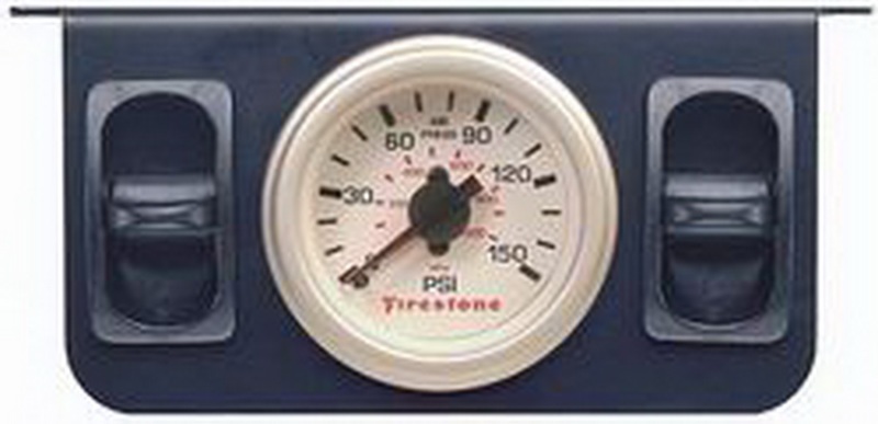 Firestone Air Adjustable Leveling Electric Control Panel w/Dual Gauge 0-150psi - White (WR17602260) - 2260