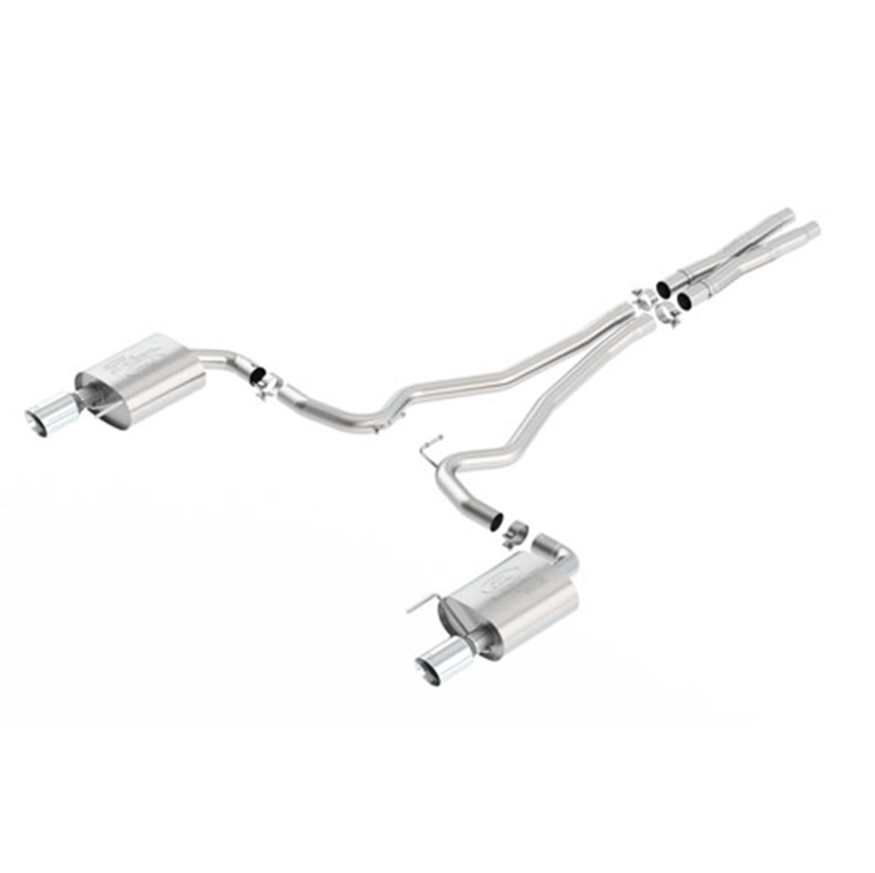 Ford Racing 2015 Mustang 5.0L Sport Cat-Back Exhaust System Chrome (No Drop Ship) - M-5200-M8SC
