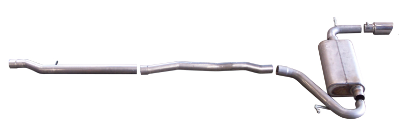 Gibson 07-13 Jeep Patriot LImited 2.4L 2.25in Cat-Back Single Exhaust - Stainless - 617406