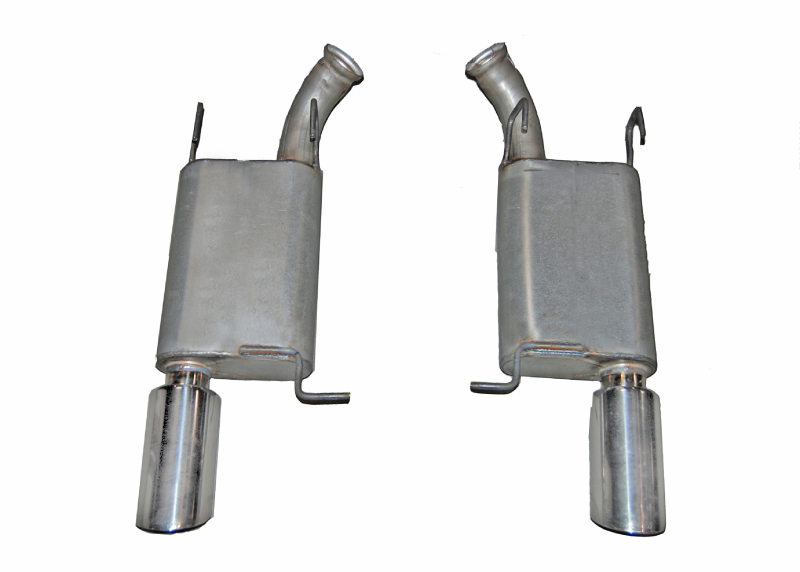 Gibson 2014 Ford Mustang Base 3.7L 2.5in Axle-Back Dual Exhaust - Stainless - 619012